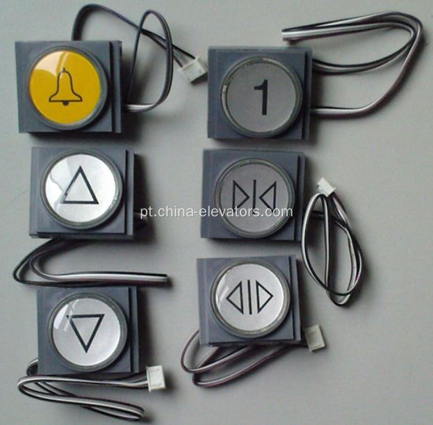 Botões HSA6000A para elevadores Fujitec