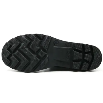 Waterproof steel toe ankle safety rain boots