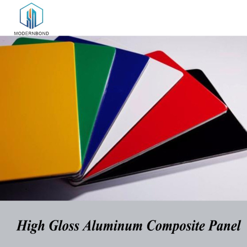 High Gloss Surface Aluminium Composite Panel