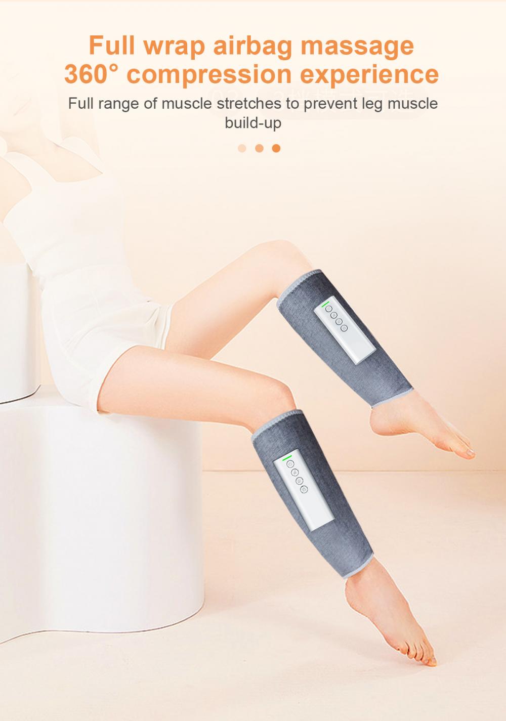 máquina eléctrica de masaje en las piernas