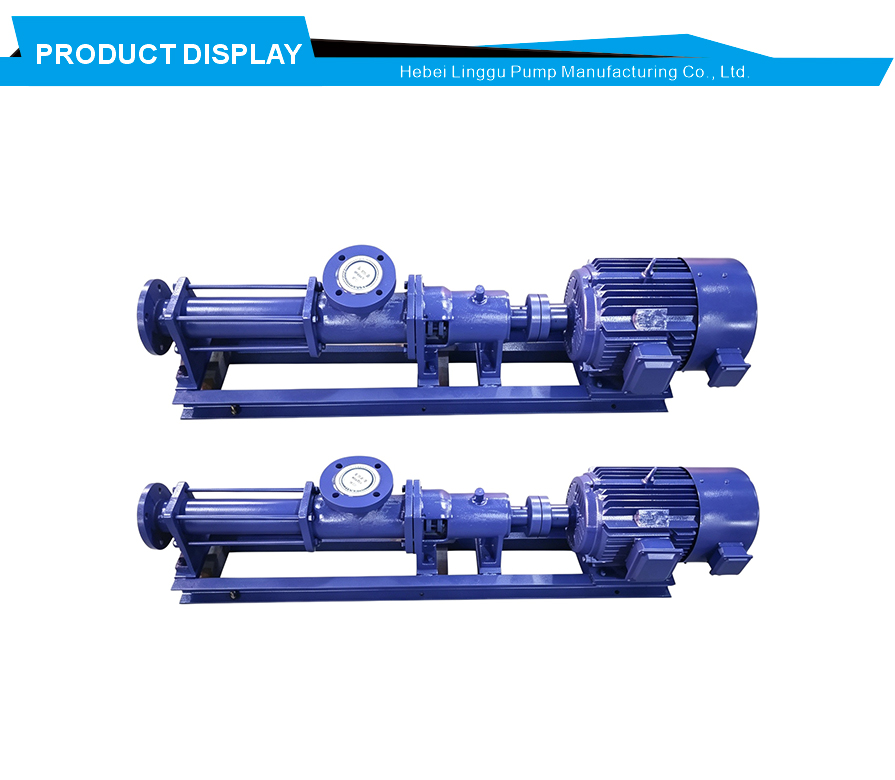 Mono screw dewatering pump