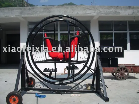 Human Gyroscope on trailer