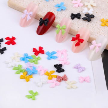 2024 Trendy 3D Nail Art Decorations: Love-themed Bow and Rose Color Designs for Women