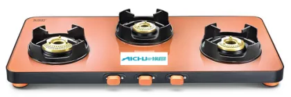 Pastel Edge Gas Table With Schott Glass