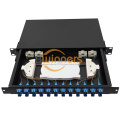 1U 24 คอร์ SC Simplex ใยแก้วนำแสงแผงแพทช์