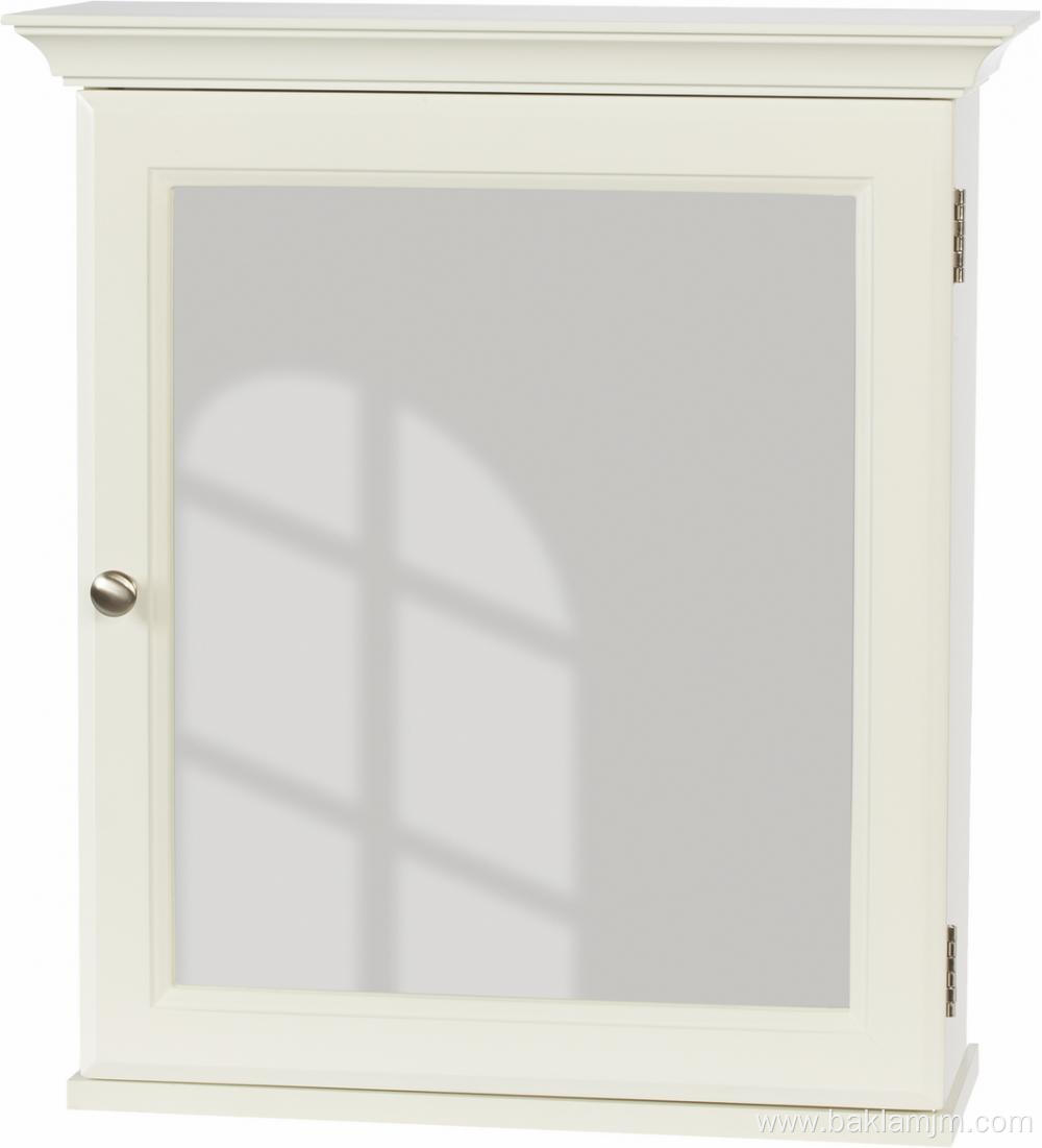 White Bathroom Cabinet With Mirror