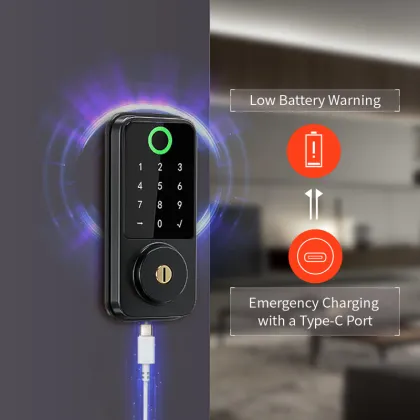 Smart Deadbolt Fingerprint Digital Home Interior Door Lock