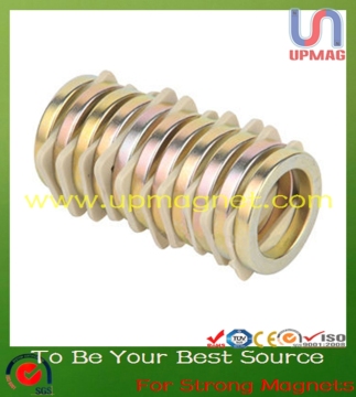 Silver coated Tube Neodymium magnets for industry