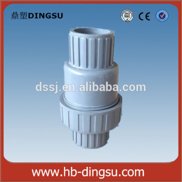 Grey pressure 1" UPVC/PVC check valve for water supply from manufacturer