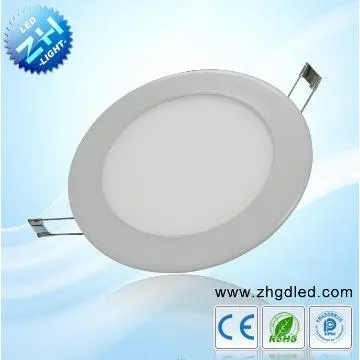 8w dimmable led round panel ceiling downlight