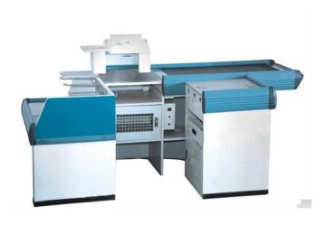Automatic & Electronic Checkout Counter Stainless with Steel Table Surface