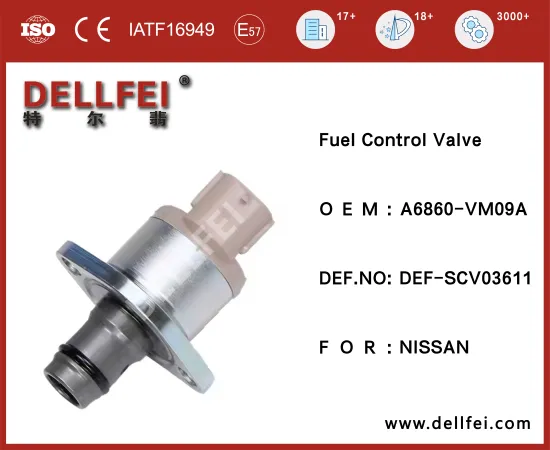 Diesel Fuel Scv Valve A6860-VM09A for NISSAN