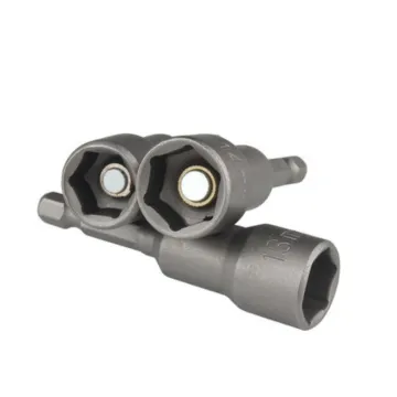 14-Piece Hex Socket Set with 1/4 Nut Driver, 6-19mm Sockets, 5.5mm Strong Magnetic Bit and 1/8", 10mm, 11mm, 14mm Sizes