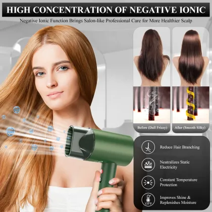 High Speed Portable Negative Ion Hair Dryer with Custom Logo