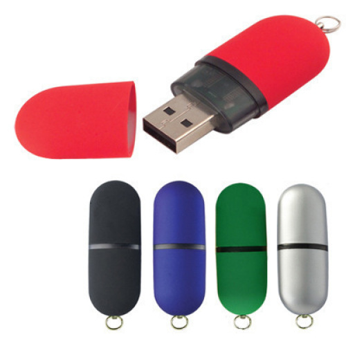 Clé USB en plastique de rouge à lèvres coloré