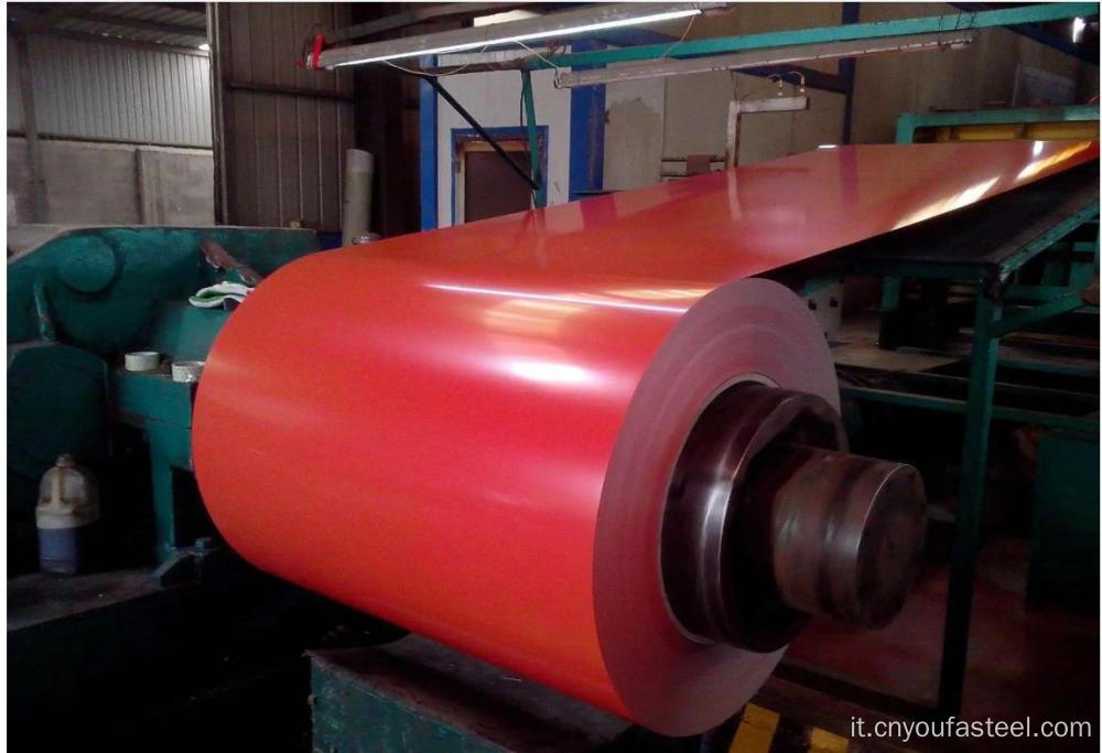 Bobina PPGI in rilievo diamante 0,17 mm morbido
