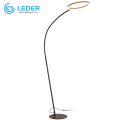 LEDER decoratieve vloerlamp