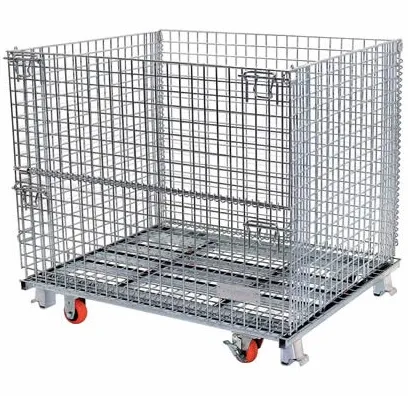 Stackable Steel Pallet Cage Storage Turnover Box
