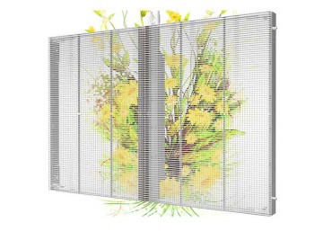 Adverteren met behulp van hoge transparantie Transparante LED-scherm