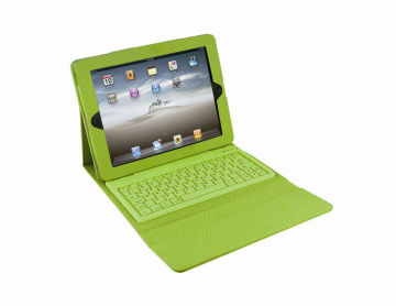 Apple Ipad Carrying Case With Bluetooth Keyboard- Silicone Keyboard Case