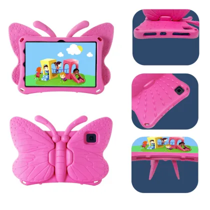 EVA Butterfly Decoration Shockproof Tablet Case for Samsung Tab A 10.1 T510/T515