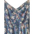 Puff Sleeve Tier Babydoll Floral Print Dress