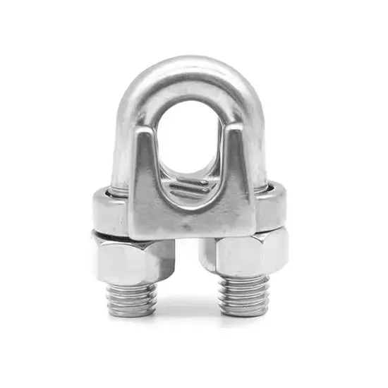 DIN741 Stainless Steel Wire Rope Cable Clamp M4-M16
