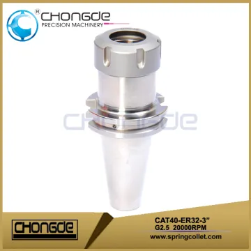 CAT40-ER32-3" Collet Chuck CNC Machine Tool Holder