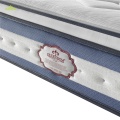 Comfortable full size latex foam pocket spring mattress