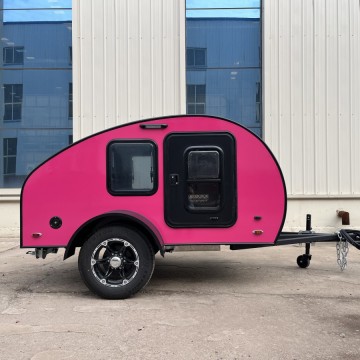 Mini Caravans Camping Teardrop Travel Trailer With Kitchen