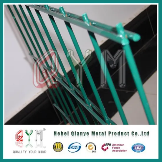 Double Rods Wire Mesh Fence/ Ornamental Double Loop Wire Fence