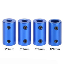 5pc D14L25 Blue Alloy couple 5mm 8mm drive shaft coupling pull coupler rc boat Transmission diy Parts Stepper Motor Accessories