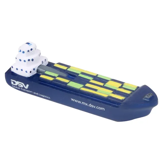 Custom Logo Printed Boat Shape Stress Ball Reliever for Wholesale