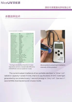 UVC Sterilization, Portable, UV, Outdoor helper