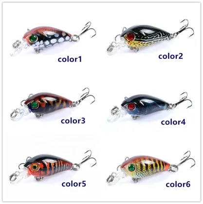 45mm 4G Jerkbait H008 - Wobbler Crankbait Hard Bait Lures for Fishing Bass