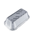 Disposable aluminium foil tray with plastic lid