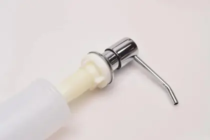 Handmade Liquid Soap Dispenser Polished