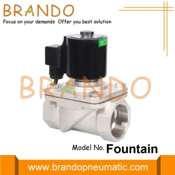 2'' Musical Dancing Fountain Stainless Steel Solenoid Valve