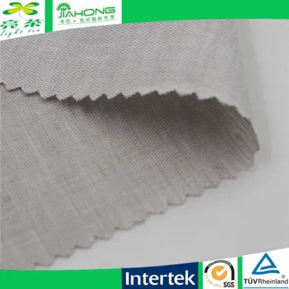 Hot sale 65% linen 35% cotton yarn dyed chambray fabric linen cotton linen fabric