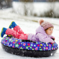 Mizizi ya theluji kwa sledding watoto theluji sleds tube