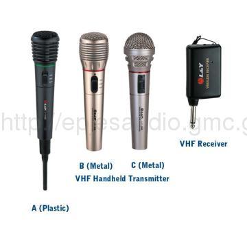 LY-308 VHF Wireless Microphone With Plastic Or Metal Transmitters
