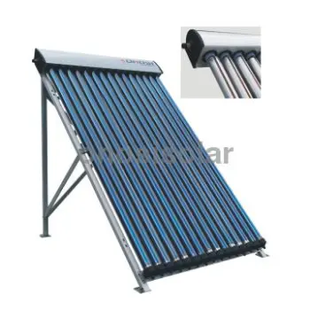 U Pipe solar collector for hotel school villa