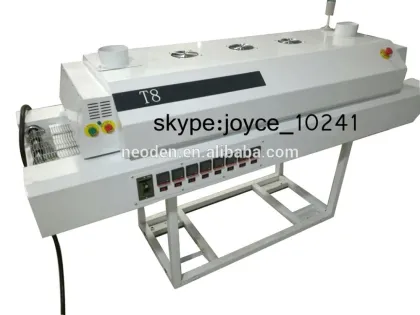 8-heating zone reflow soldering station, for SMT production line