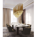 Projet personnalisé Big Chandeliers Verre de luxe