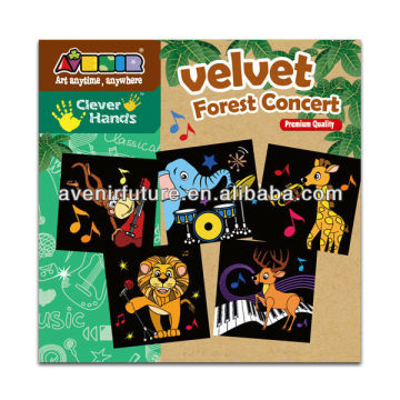 Velvet Art Coloring Poster