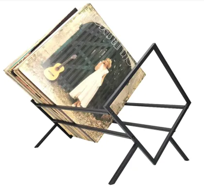 Metal Solid Steel Detachable Vinyl Record Album Storage Rack and CD Holder: Organizing Your Music Collection