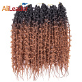 Cabelo de crochê com tranças borboleta pré-laçadas para mulheres negras