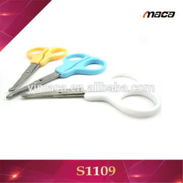 S1109 Professional plastic handle colorful manicure scissors