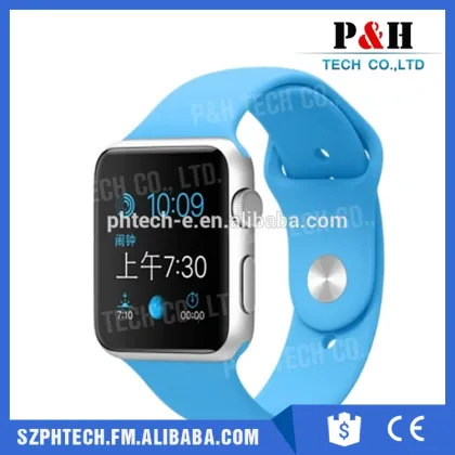 Silicone Sports Wristband Rubber Apple Watch Strap