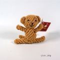 곰 모양 트위스트 코튼 로프 개 씹어 장난감